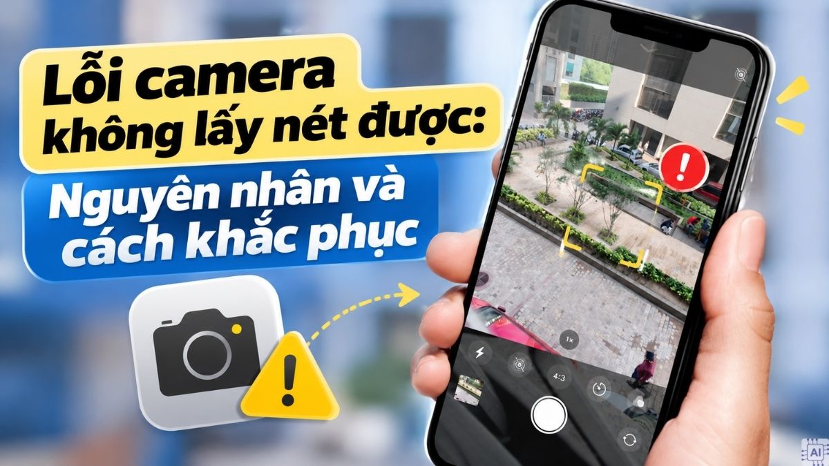 Lỗi camera không lấy nét được: Nguyên nhân và cách khắc phục