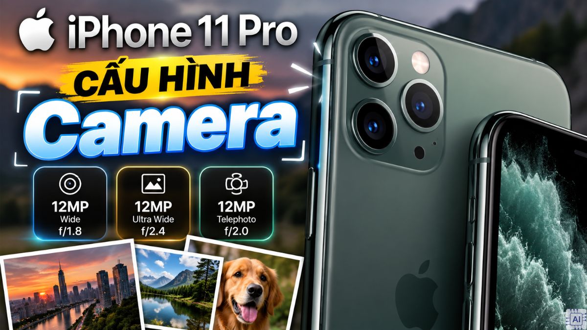 Đánh giá cấu hình iPhone 11 Pro - Camera