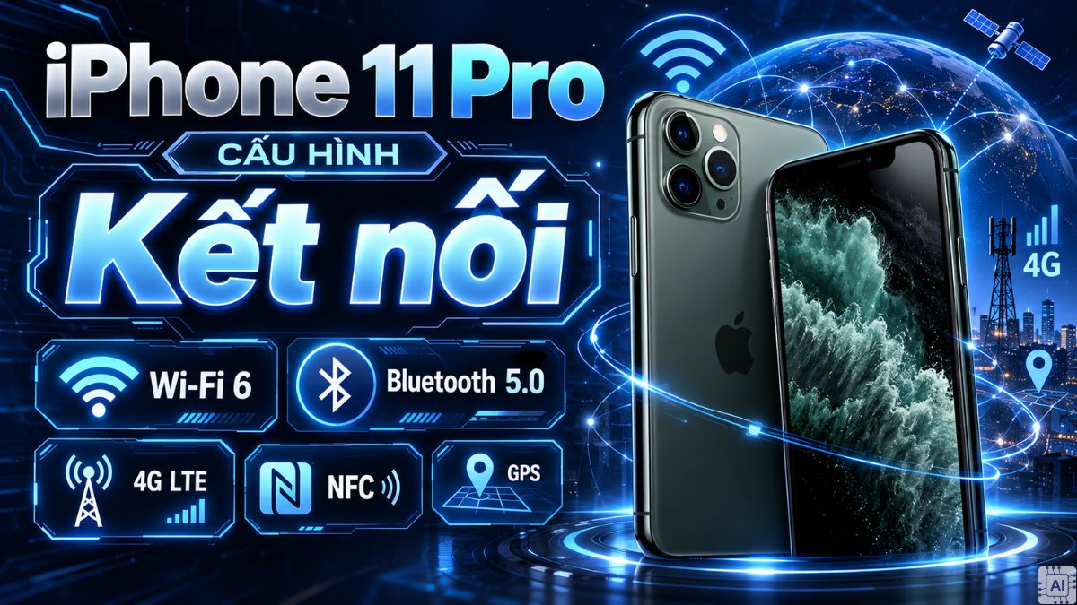 Đánh giá cấu hình iPhone 11 Pro - Kết nối