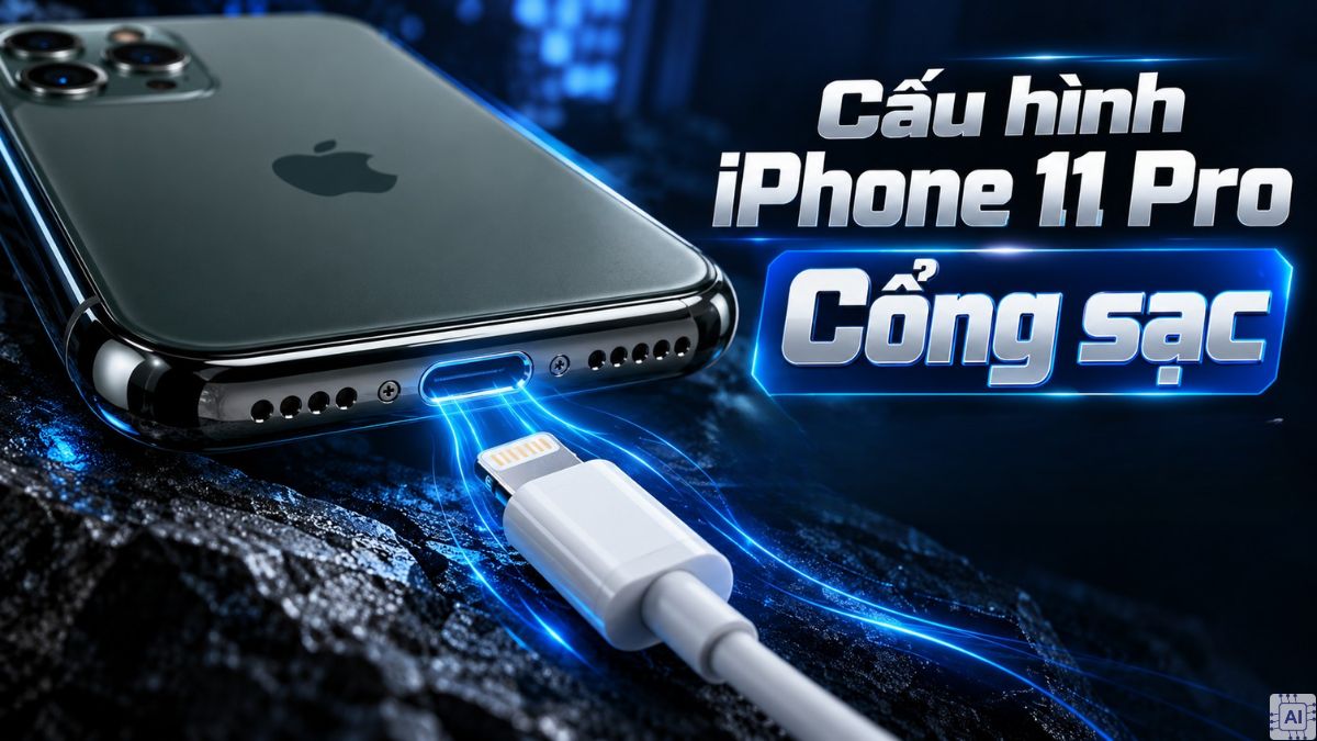 Đánh giá cấu hình iPhone 11 Pro - Cổng sạc