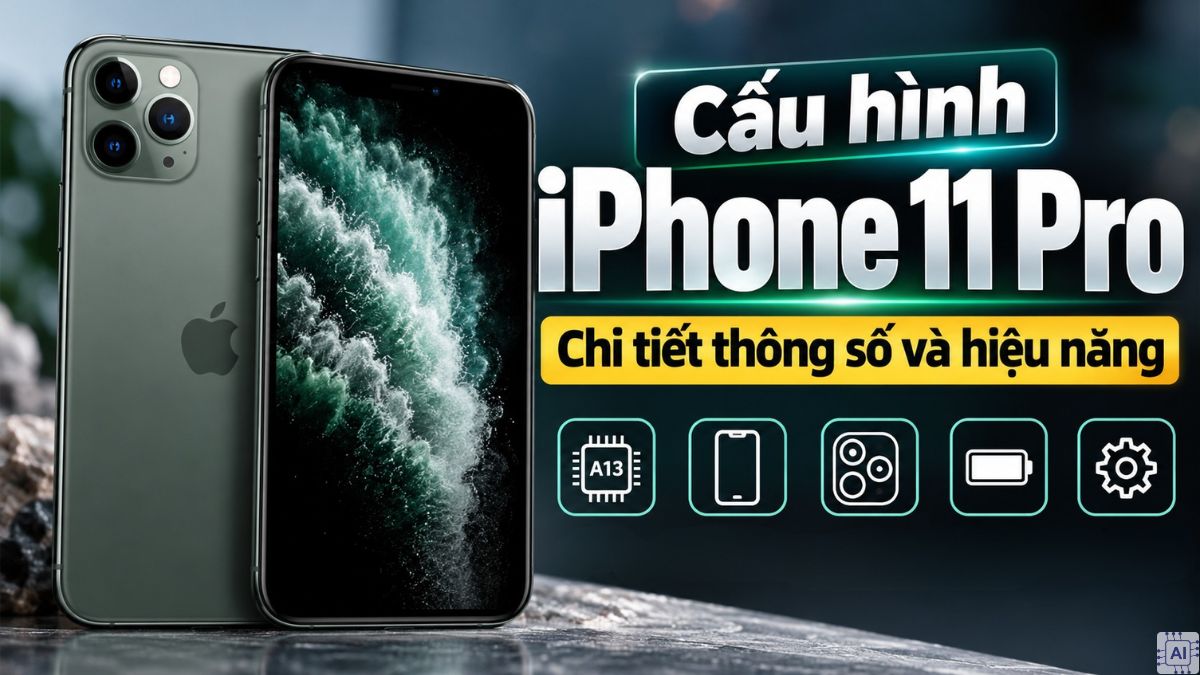 Cấu hình iPhone 11 Pro: Chi tiết thông số và hiệu năng