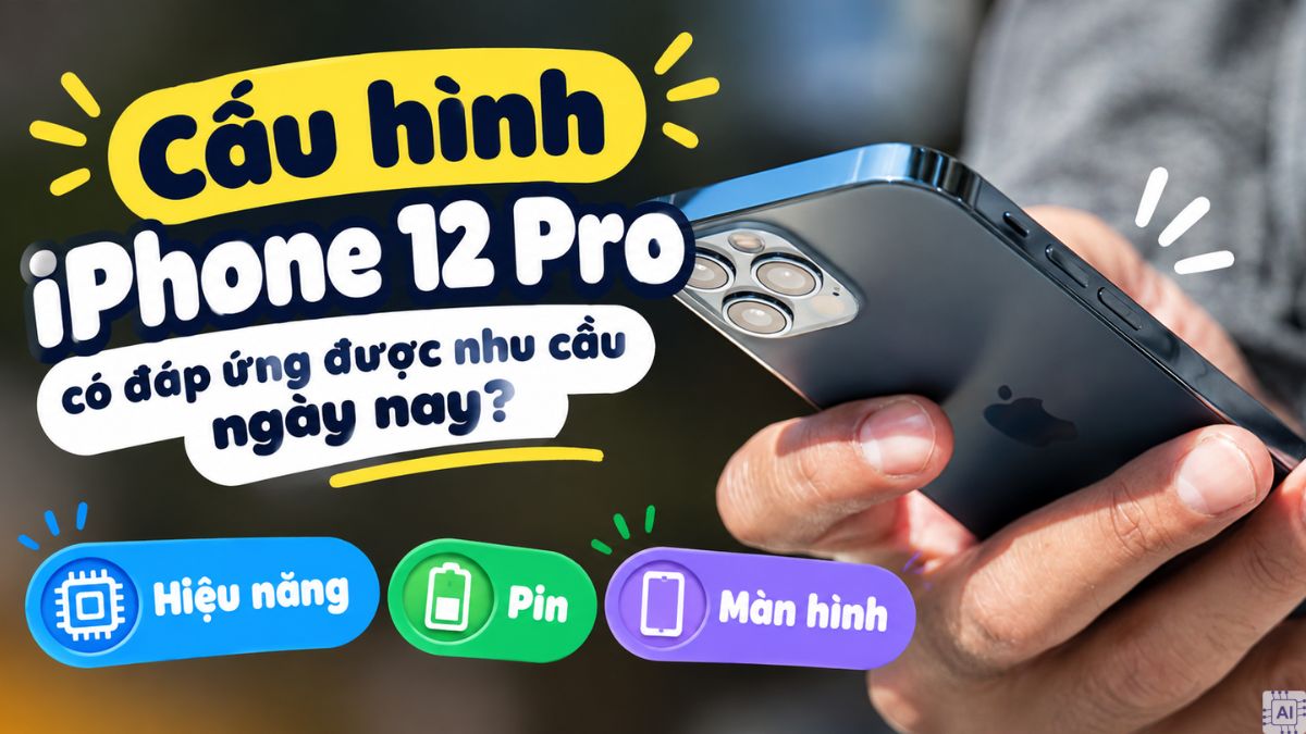 Đánh giá cấu hình iPhone 12 Pro với nhu cầu hiện tại