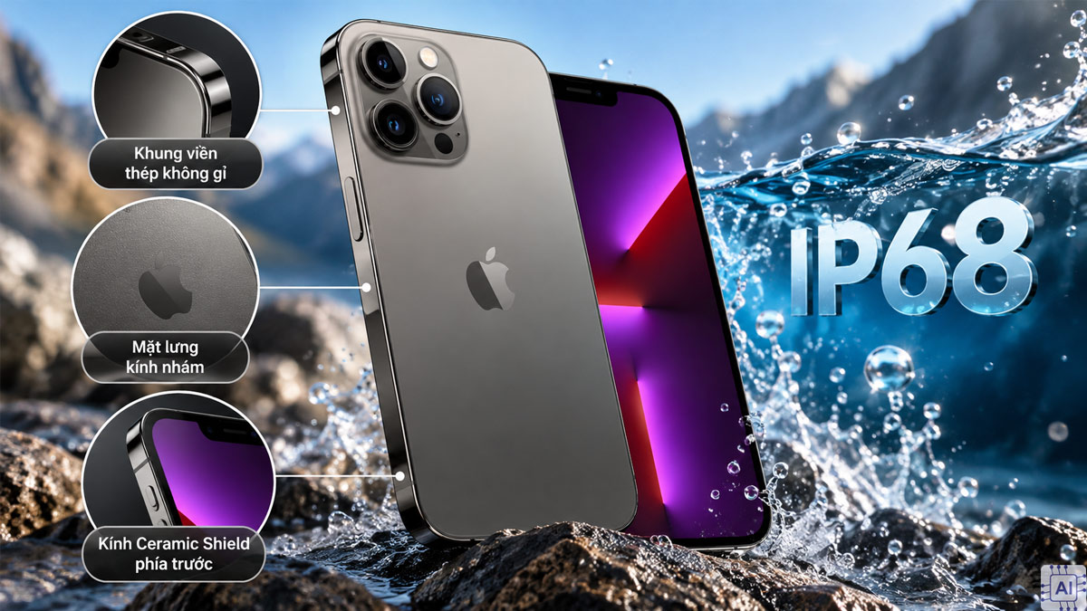 Cấu hình iPhone 13 Pro - Chất liệu và độ bền