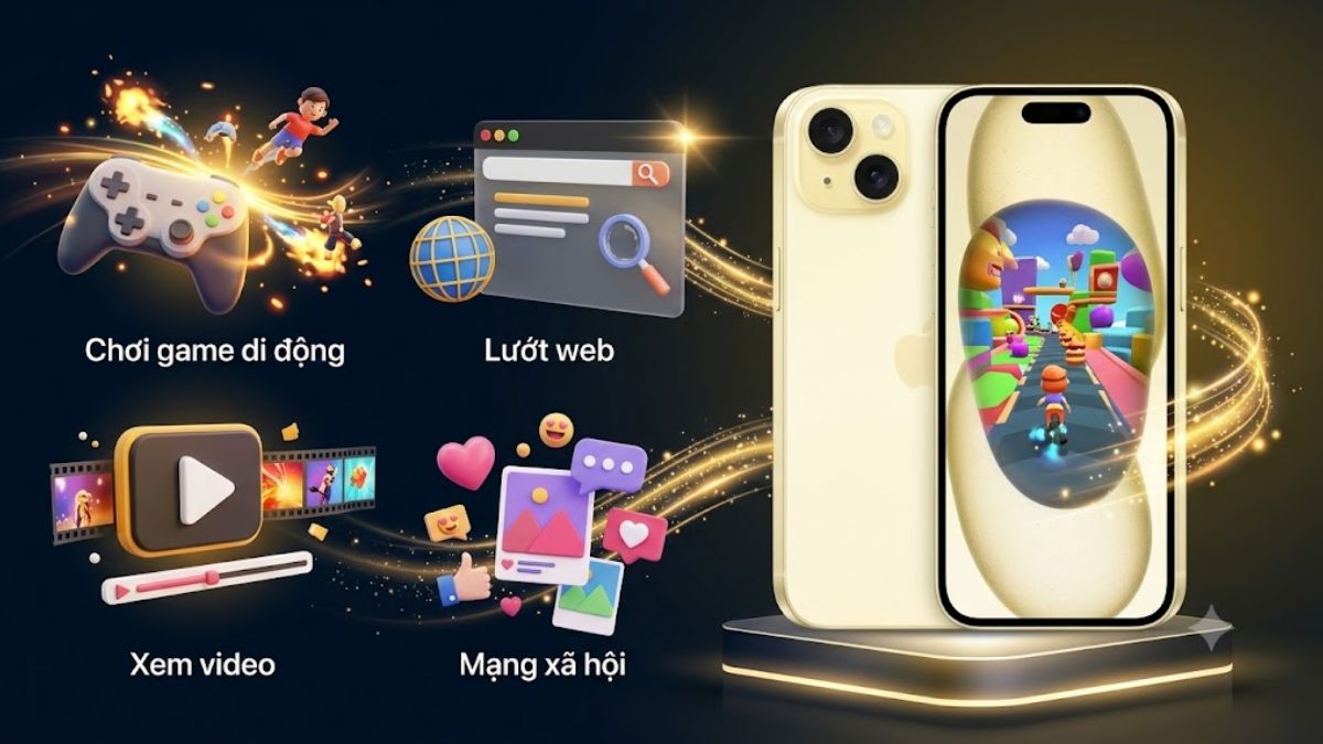 Cấu hình iPhone 15 Plus và trải nghiệm chơi game