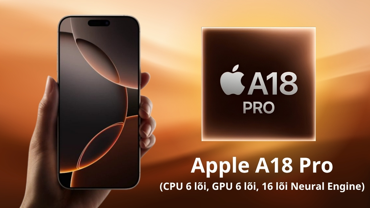 Cấu hình iPhone 16 Pro Max - Chip A18 Pro