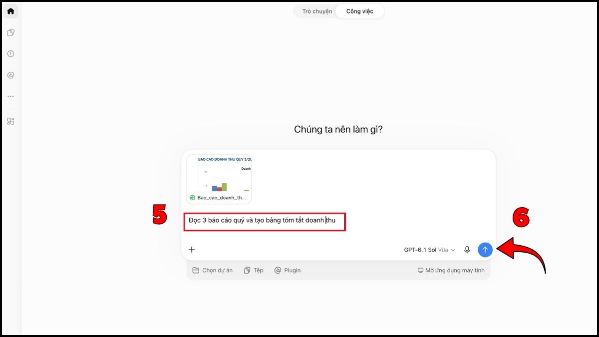 Cách dùng ChatGPT Work bước 3