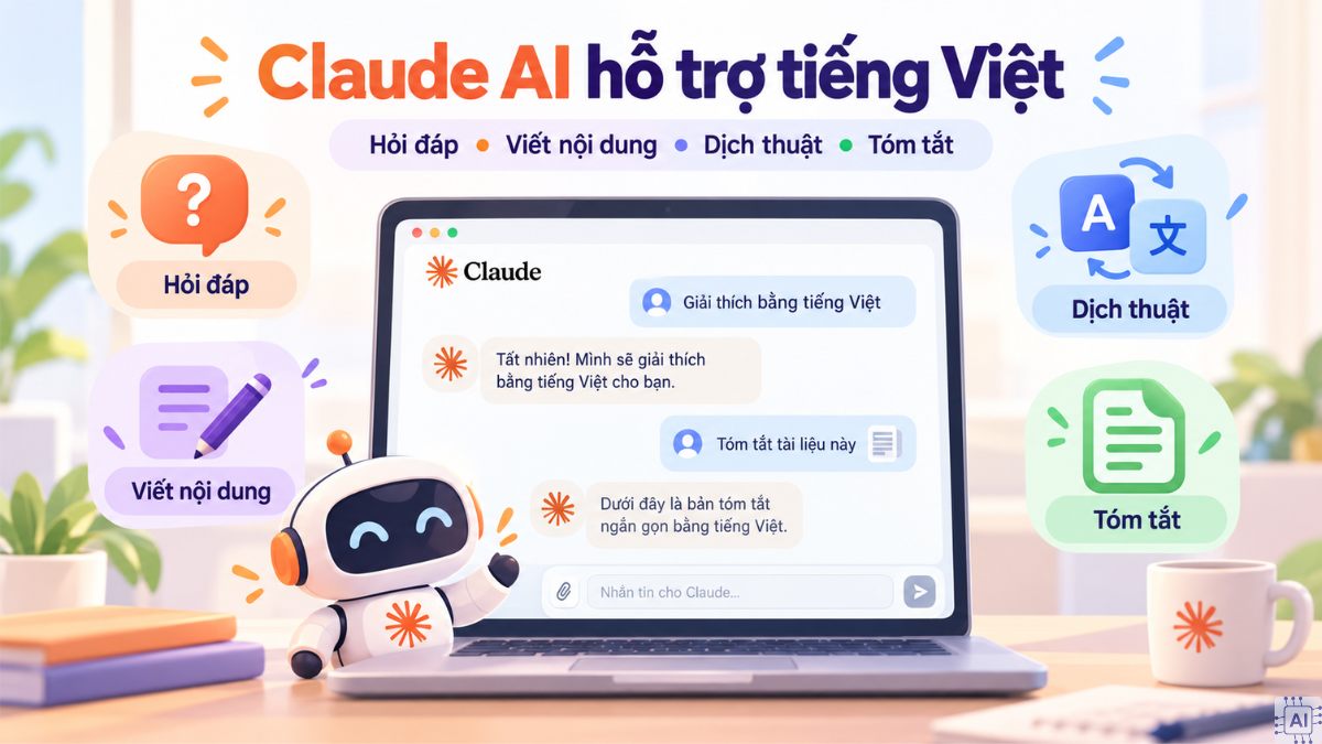 Claude AI có hỗ trợ tiếng Việt không? Có