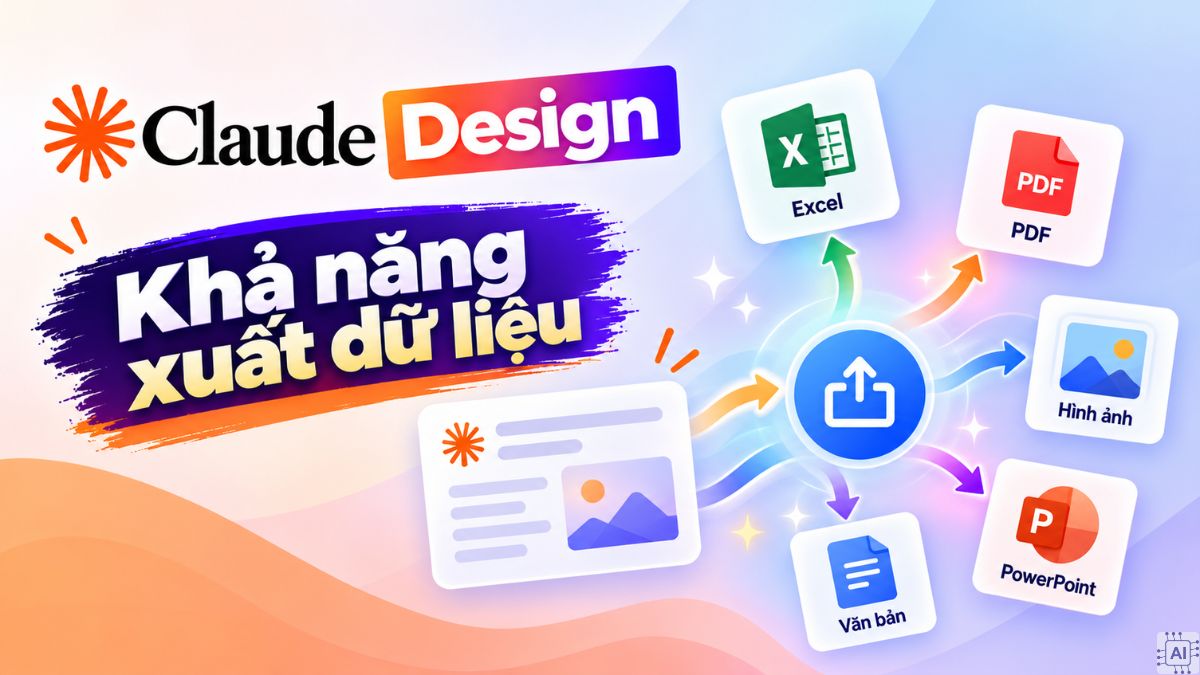 Claude Design và khả năng xuất dữ liệu