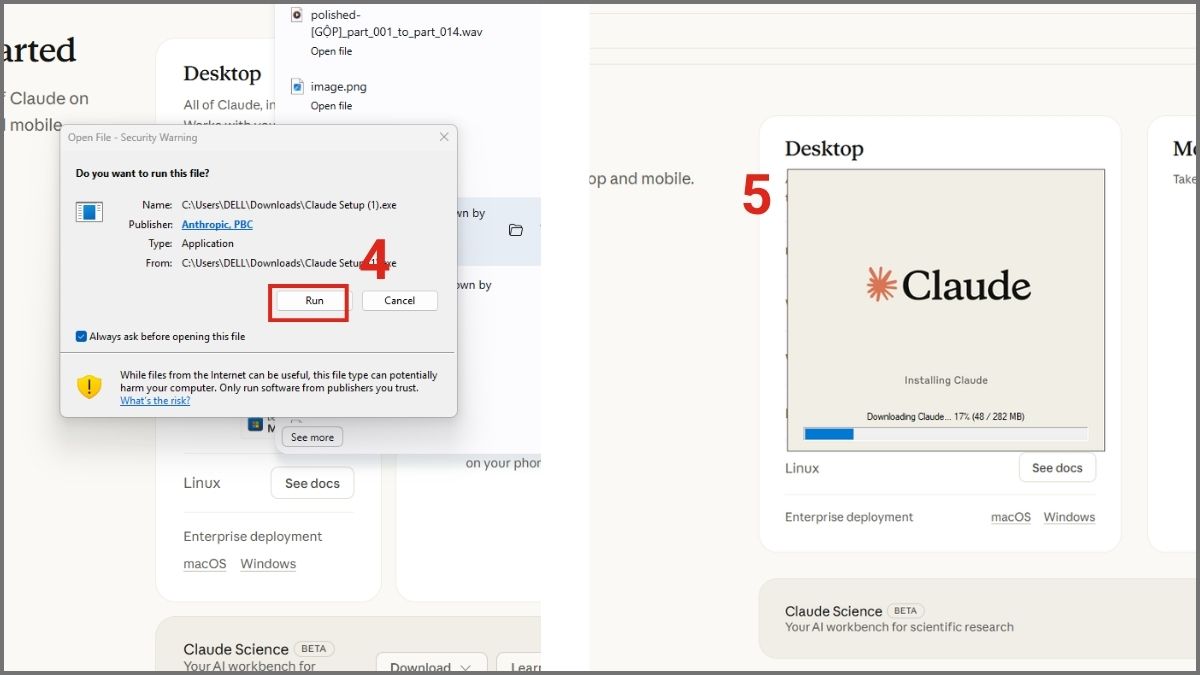 Tải Claude Destop bước 2