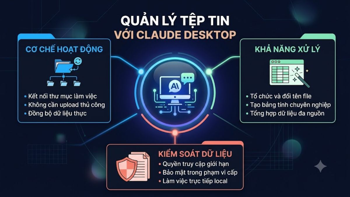 Tính năng trên Claude Destop - Quản lý và xử lý tệp tin