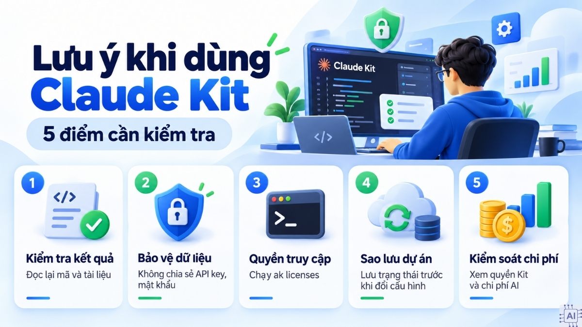 Lưu ý khi sử dụng Claude Kit