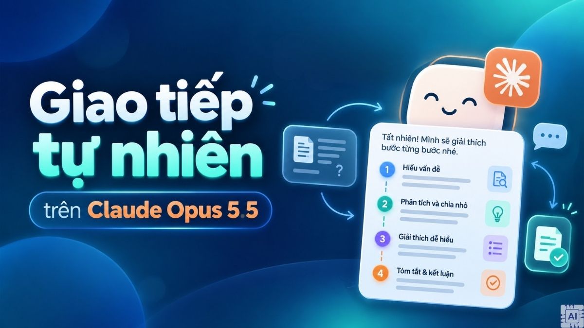Tính năng của Claude Opus 5.5 - Giao tiếp tự nhiên