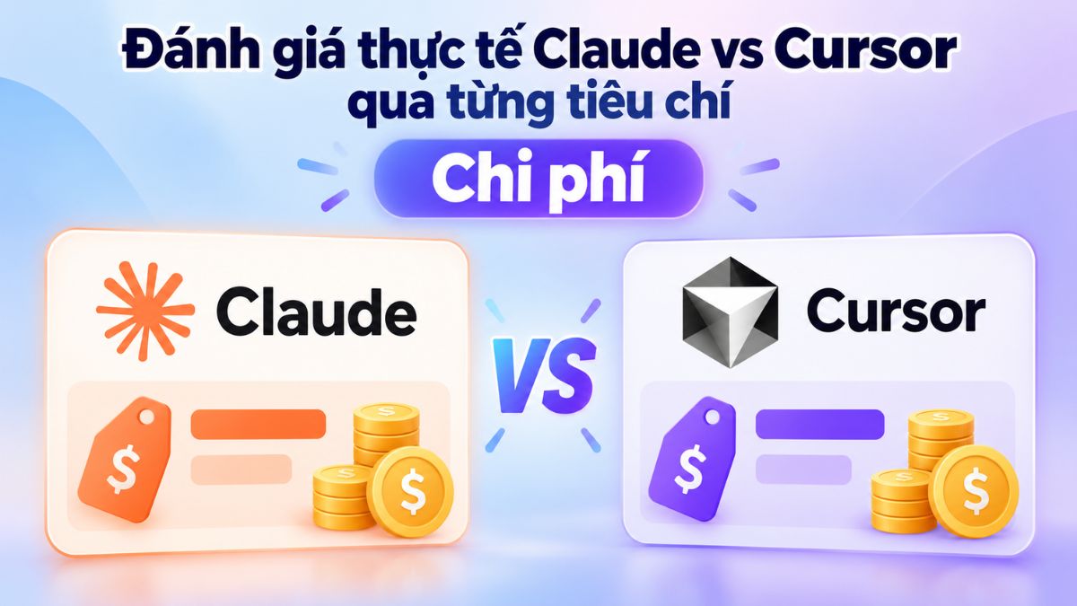Đánh giá Claude vs Cursor qua chi phí