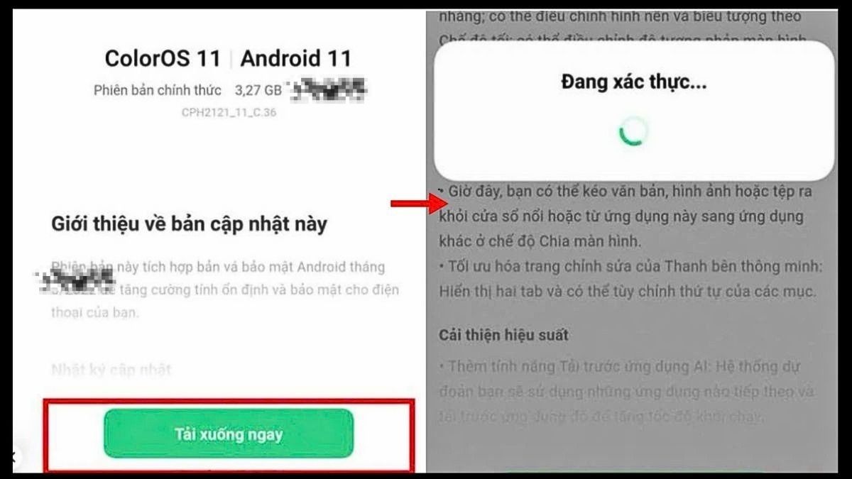 Sửa điện thoại bị loạn cảm ứng bằng cách cập nhật hệ điều hành Android bước 2, 3