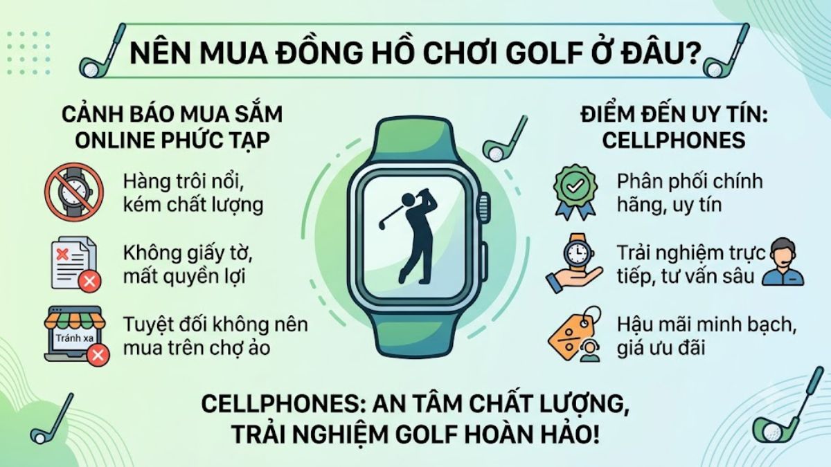 Mua đồng hồ chơi Golf