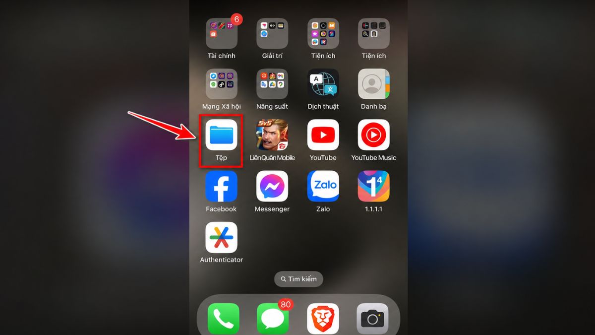 File tải về trên iPhone nằm ở đâu? - Ứng dụng Tệp
