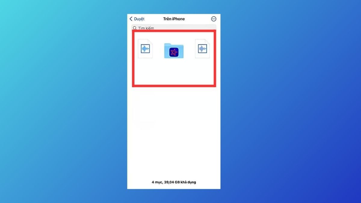 File tải về trên iPhone nằm ở đâu? Tìm file tải từ Zalo, Messenger bước 3