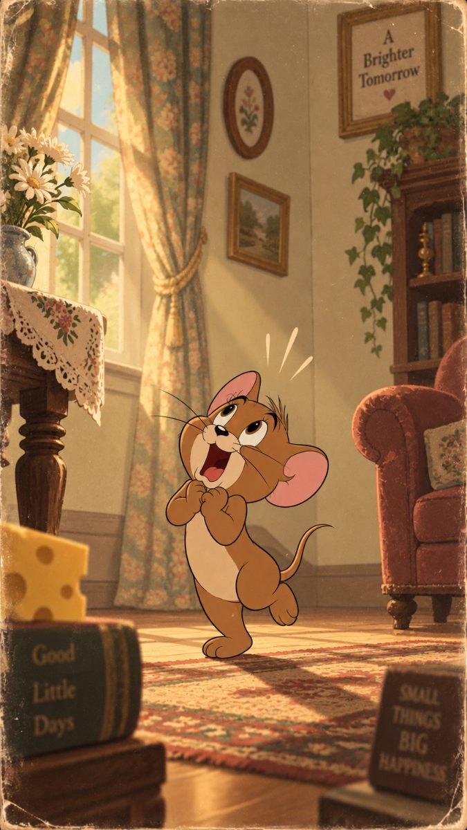 Hình nền chuột Jerry đáng yêu