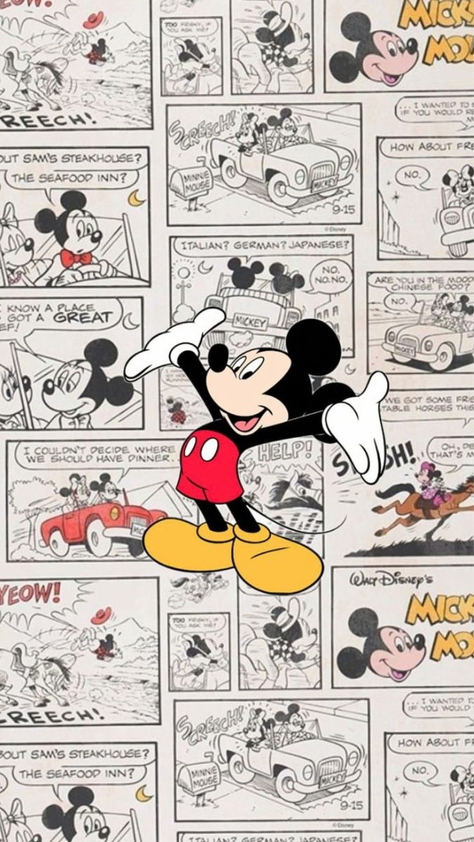 Hình nền chuột Mickey vui nhộn