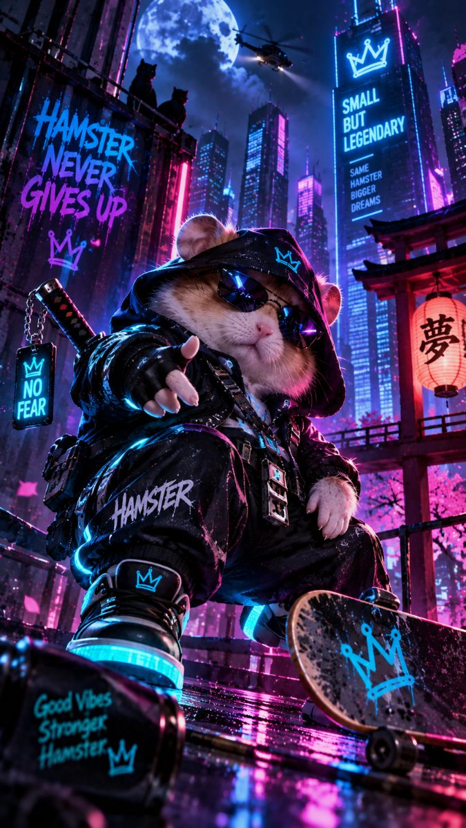 Hình nền chuột ngầu vibe hip hop