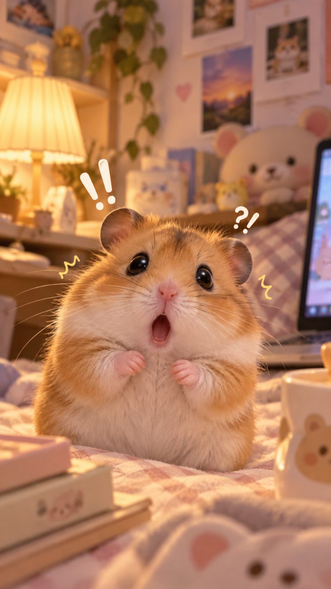 Hình nền chuột meme ngạc nhiên
