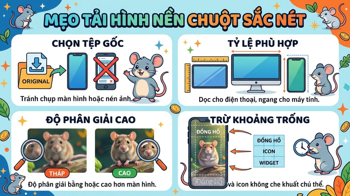 Mẹo tải hình nền chuột
