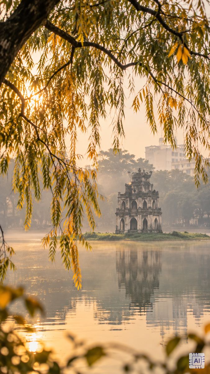 Hình nền mùa thu Hà Nội thơ mộng