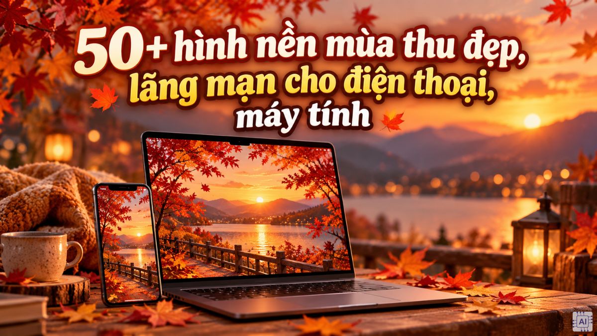 50+ hình nền mùa thu đẹp, lãng mạn cho điện thoại, máy tính