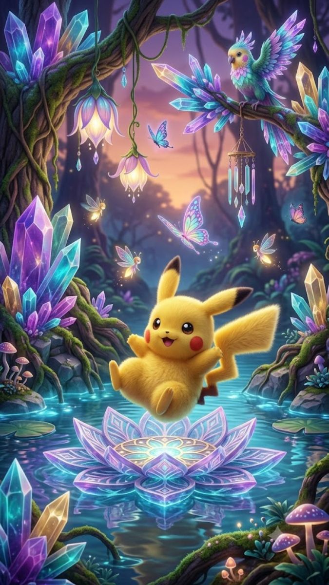Hình nền Pikachu 3D nổi bật