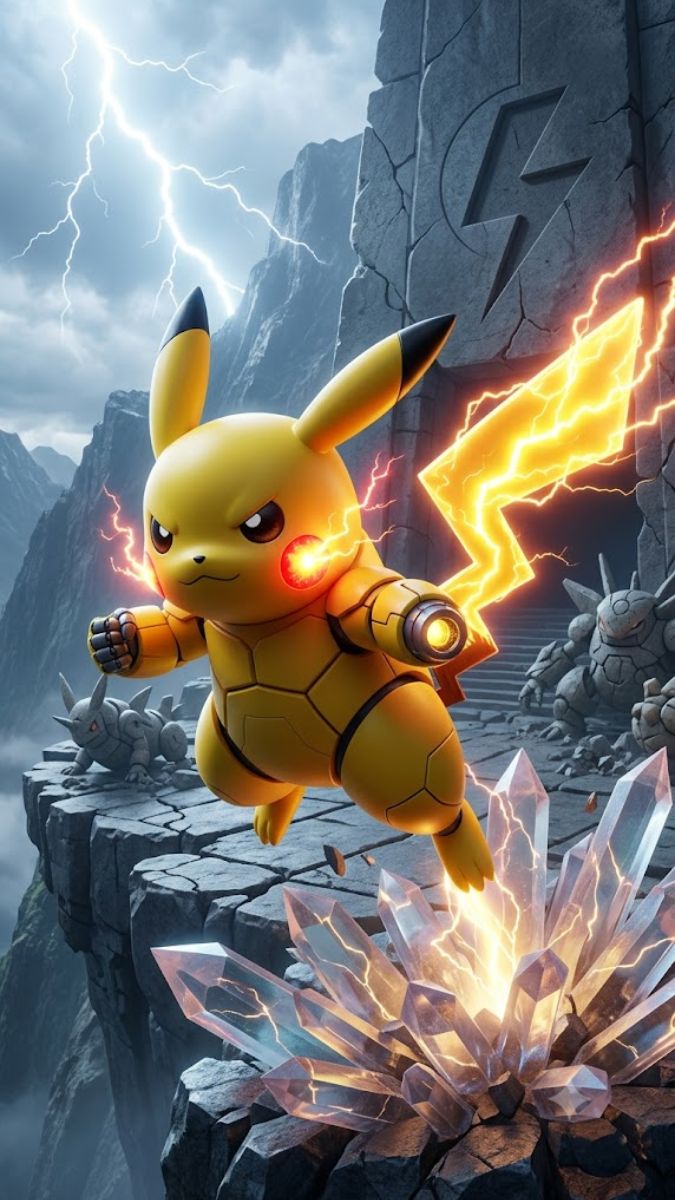 Hình nền Pikachu ngầu