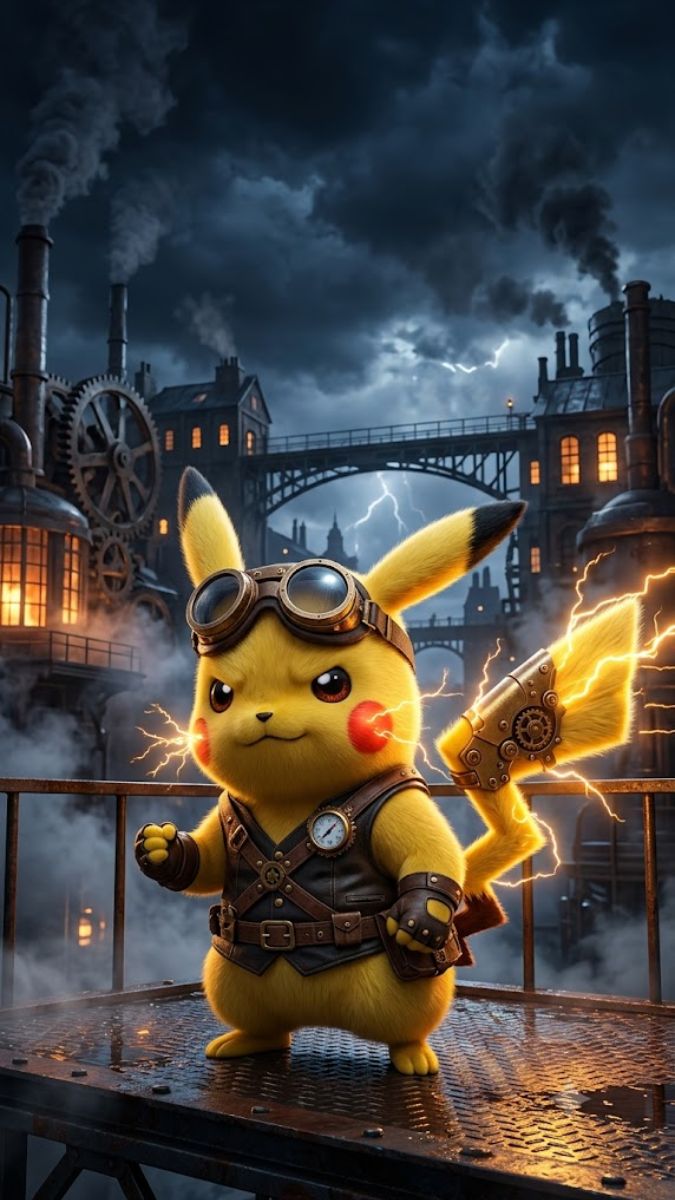Hình nền Pikachu quyết tâm