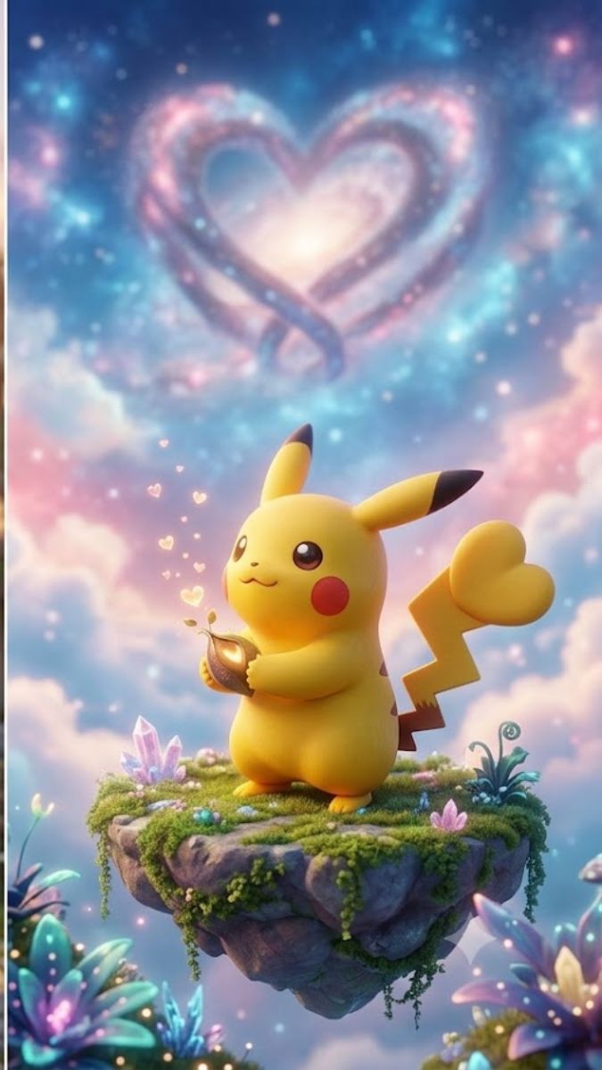 Hình nền Pikachu cặp đôi đáng yêu