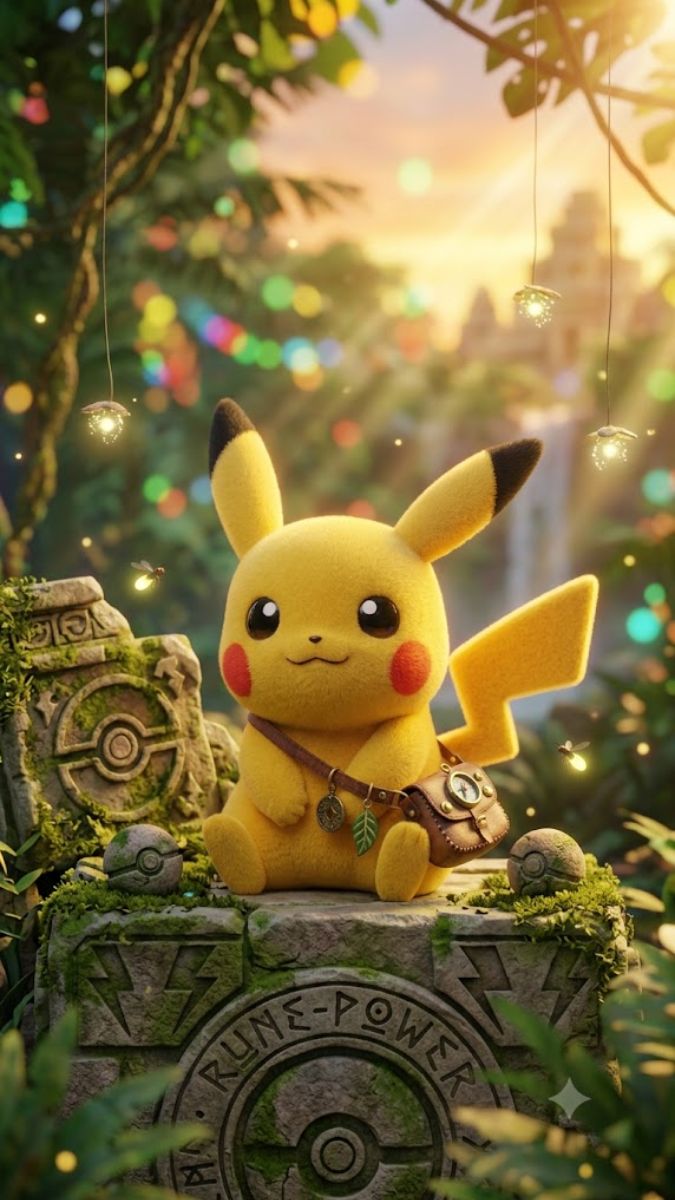 Hình nền Pikachu cute