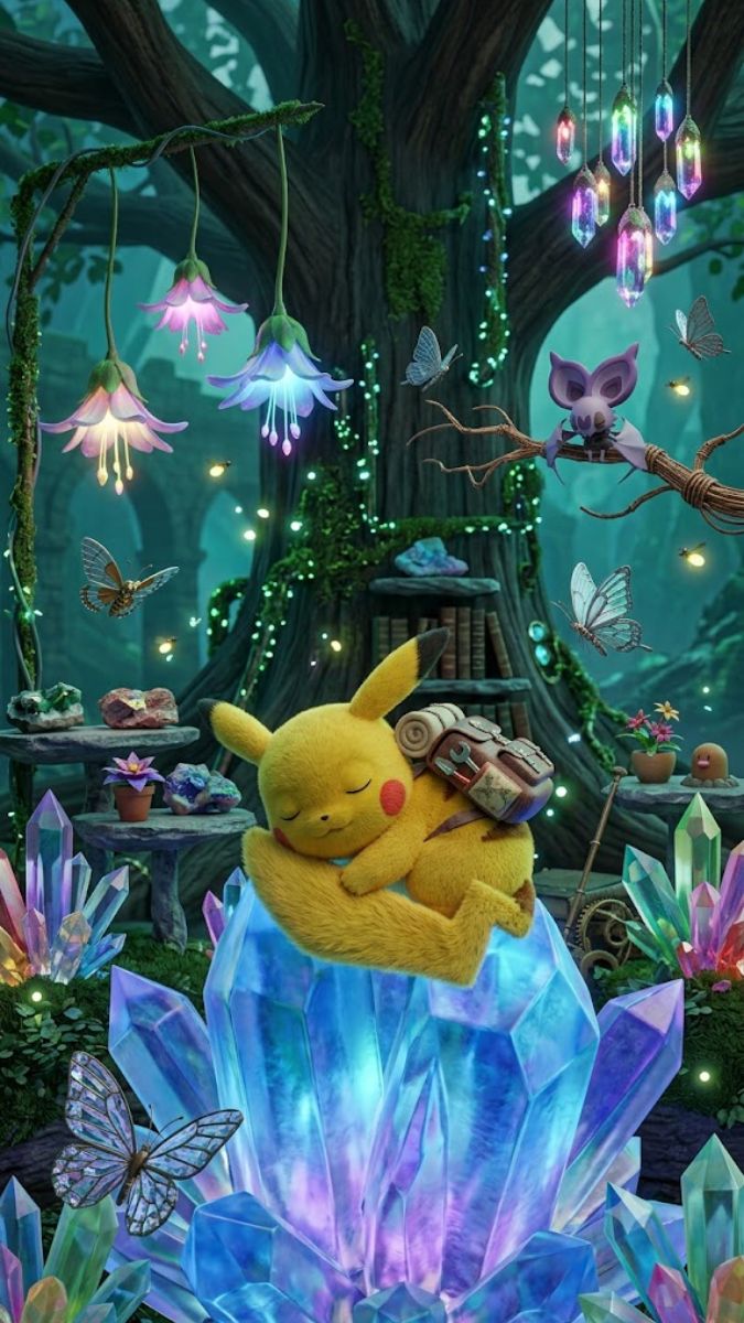 Hình nền Pikachu đang ngủ