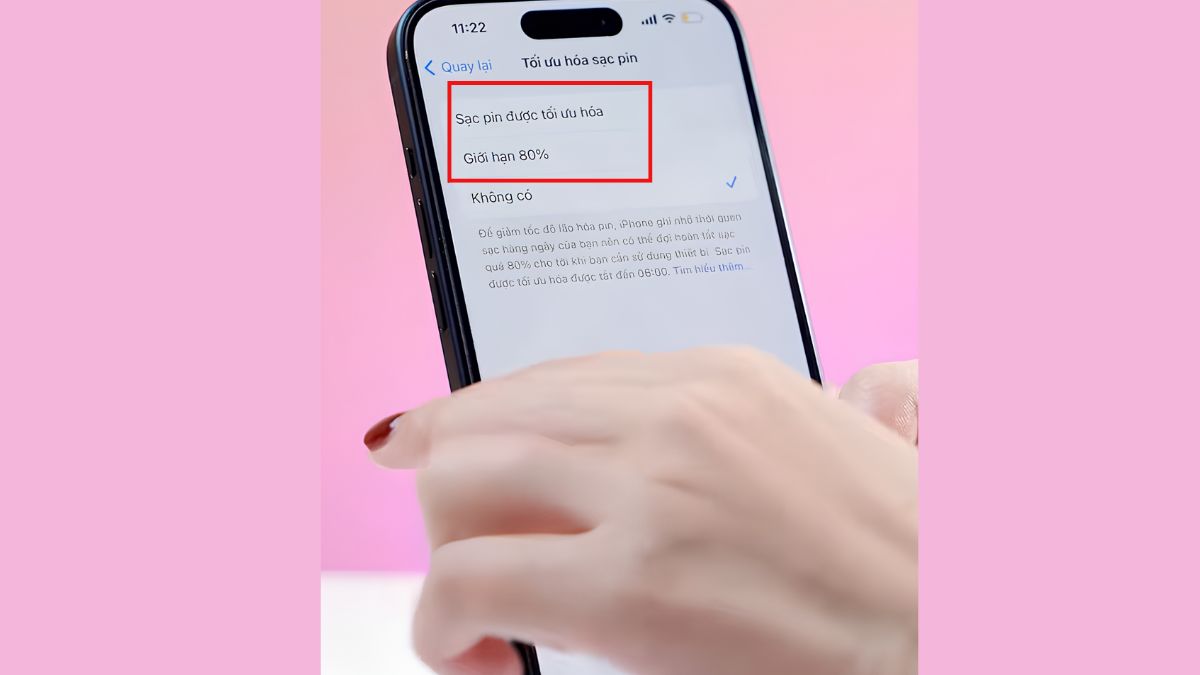 iPhone 15 lỗi chai pin bước 3