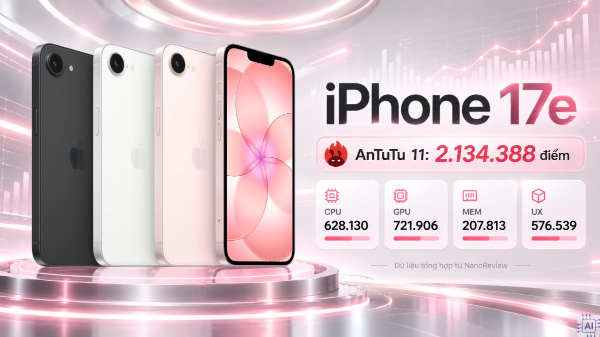 Tổng điểm iPhone 17e AnTuTu