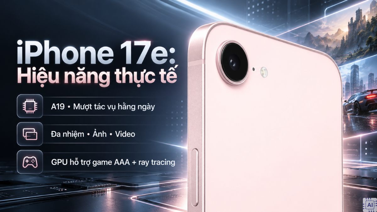 Điểm iPhone 17e AnTuTu - Trải nghiệm hiệu năng thực tế