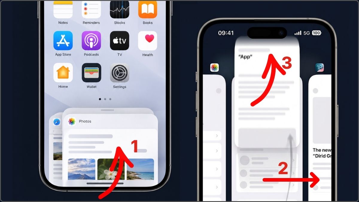Sửa lỗi iPhone bị giật lag khi pin yếu - Tắt ứng dụng chạy ngầm