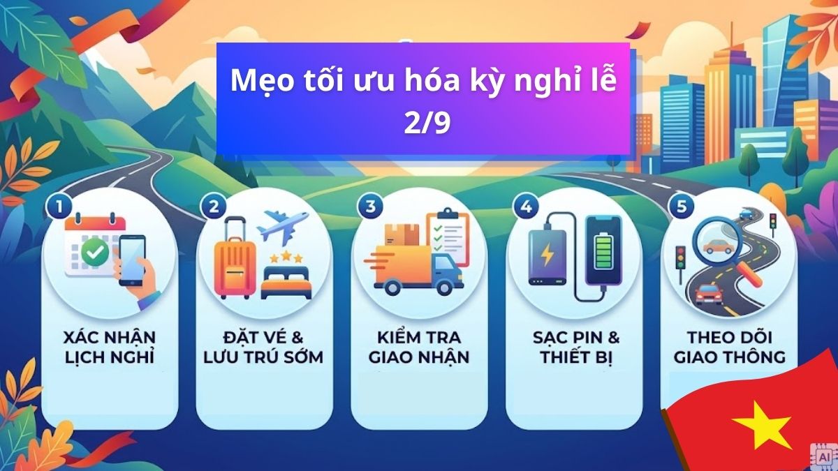 Lễ 2/9 nghỉ mấy ngày? Mẹo tối ưu kỳ nghỉ
