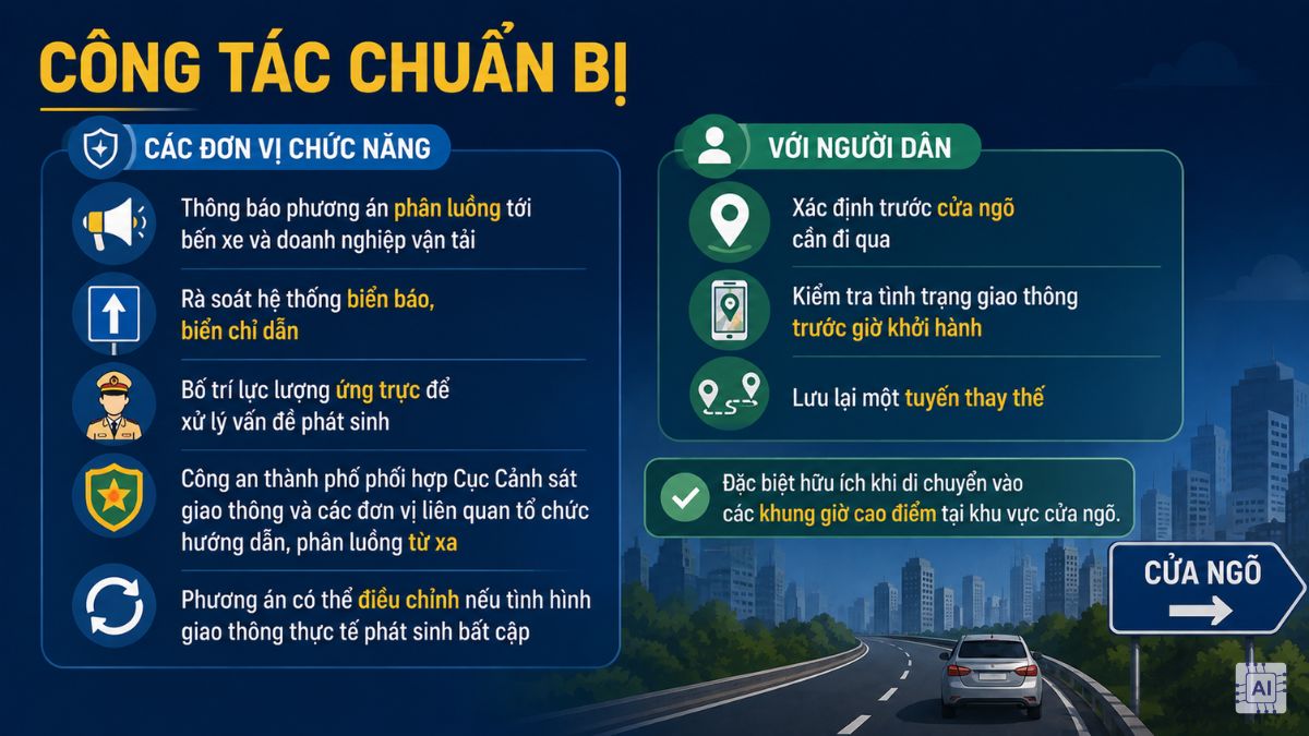 Công tác chuẩn bị của đơn vị chức năng cho lịch cấm đường Hà Nội 2/9