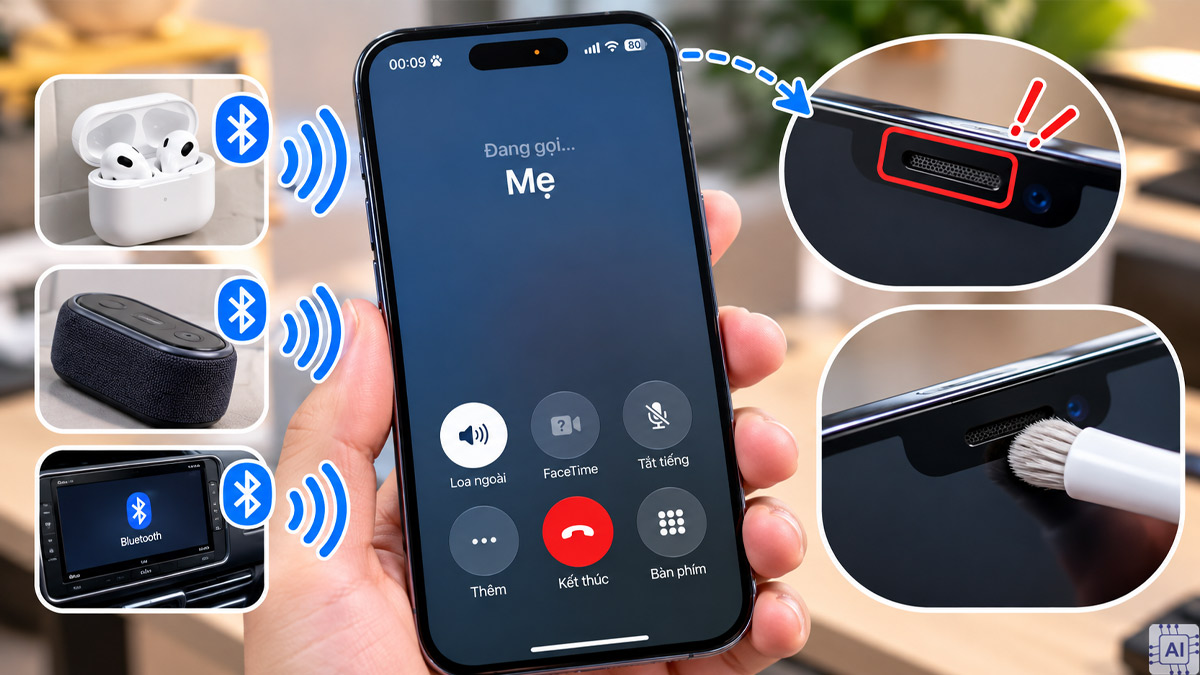 Nguyên nhân lỗi âm lượng cuộc gọi đến iPhone