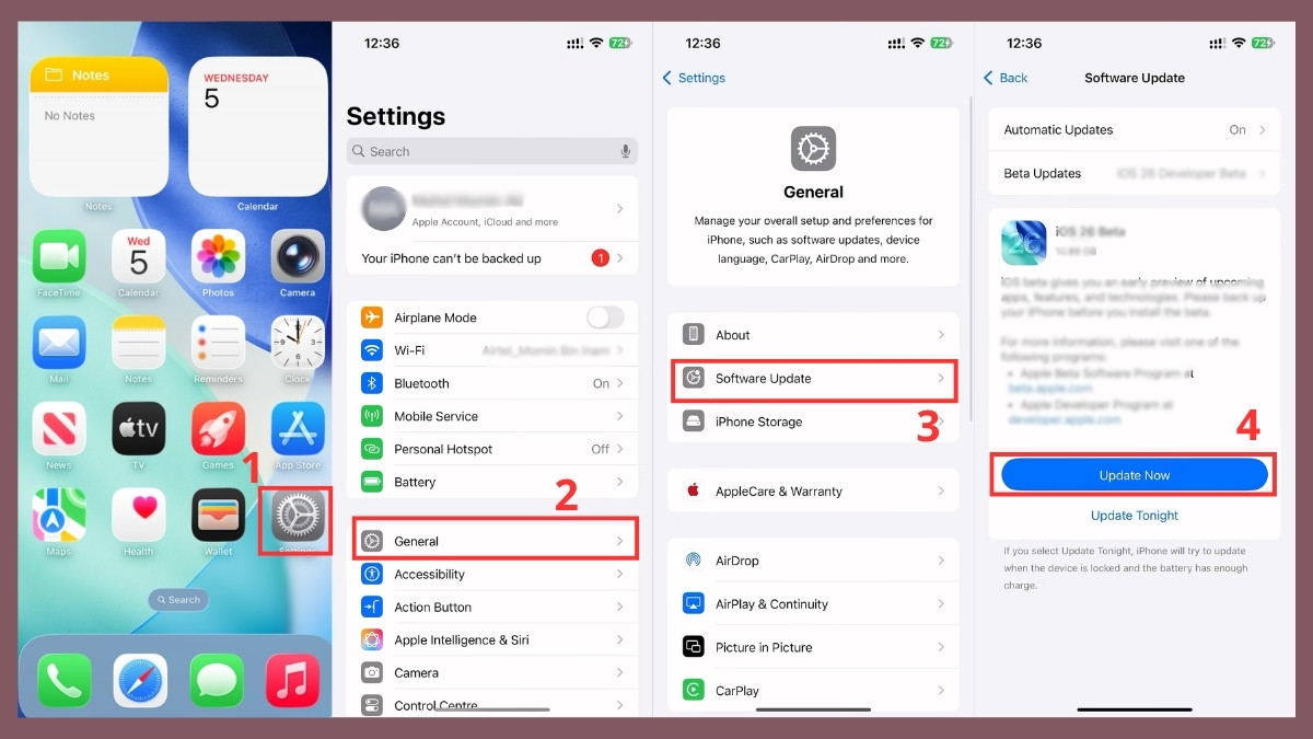 Khắc phục lỗi âm thanh iPhone - Cập nhật iOS