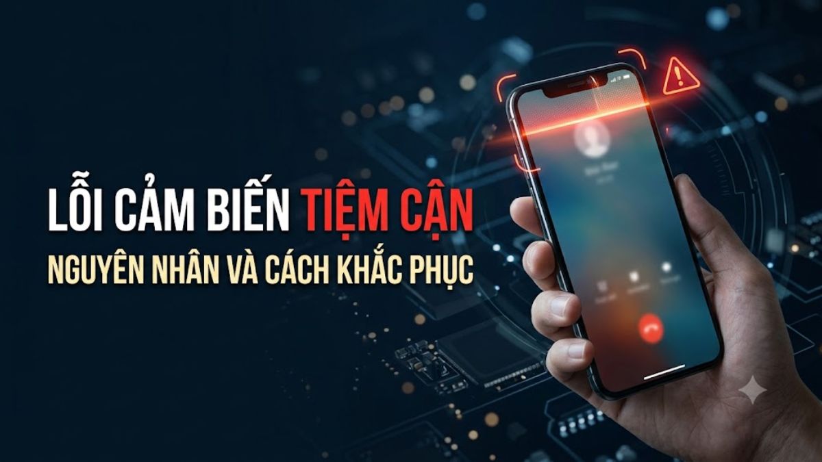 Lỗi cảm biến tiệm cận: Nguyên nhân và cách khắc phục