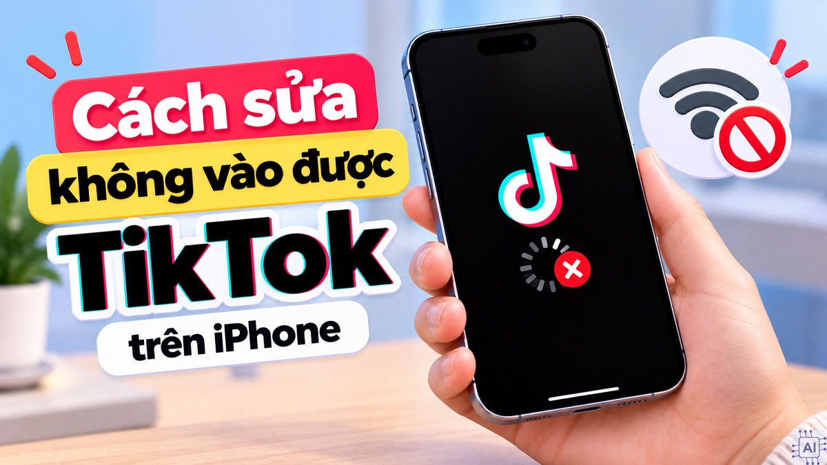 Cách sửa lỗi không vào được TikTok trên iPhone