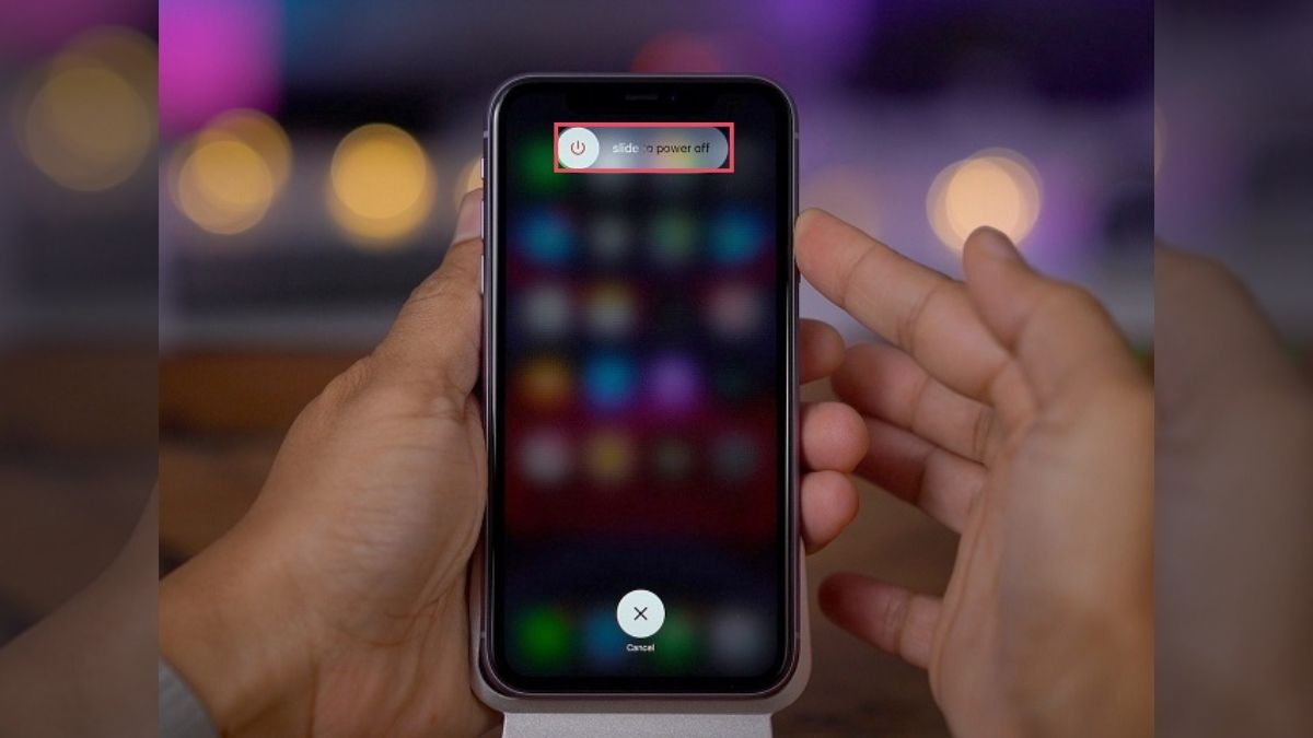 Sửa lỗi kích hoạt Facetime - Khởi động lại iPhone bước 2