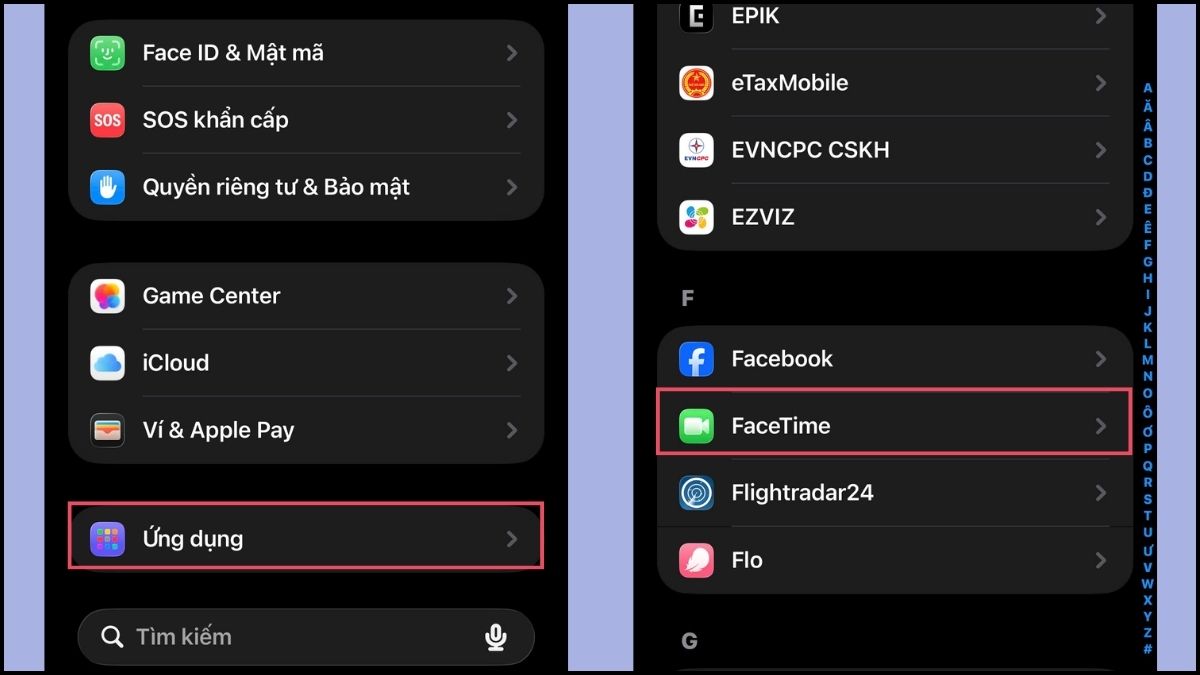 Sửa lỗi kích hoạt Facetime - Xử lý xung đột FaceTime bước 3