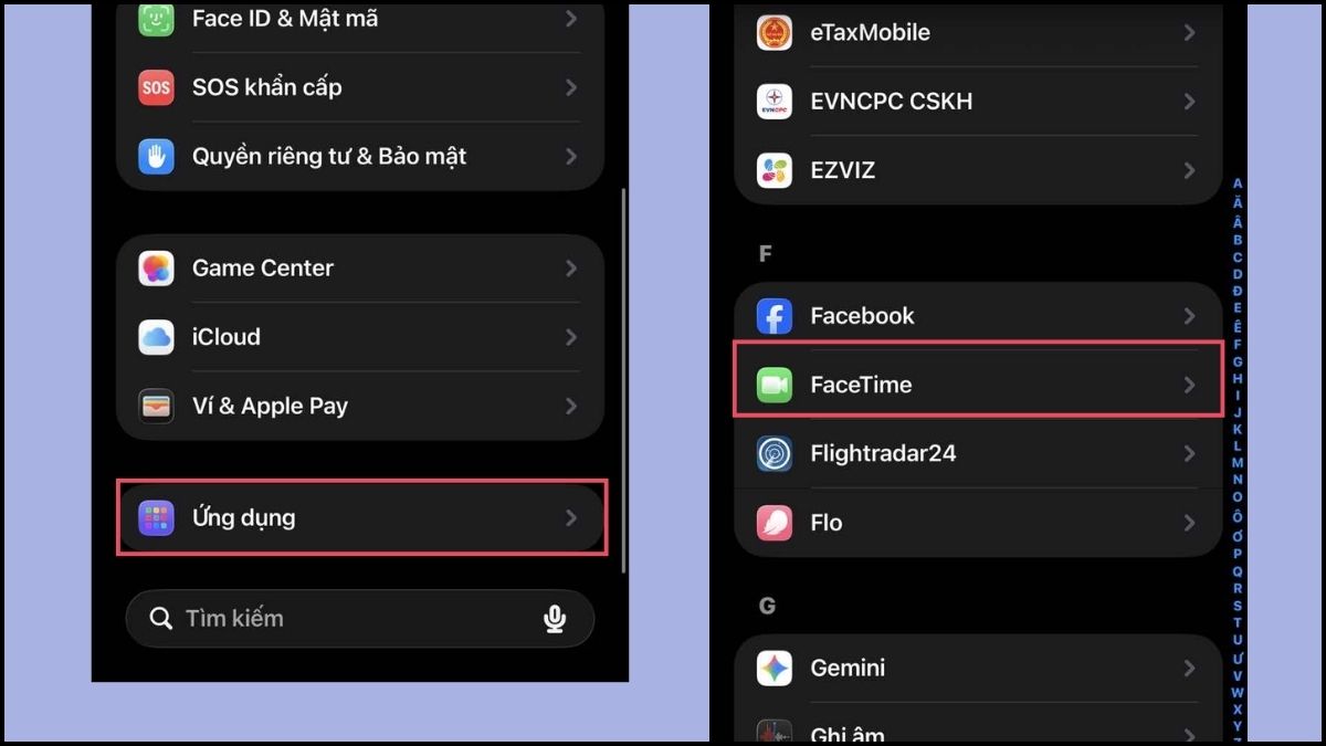 Sửa lỗi kích hoạt Facetime bằng cách Tắt và bật lại bước 2