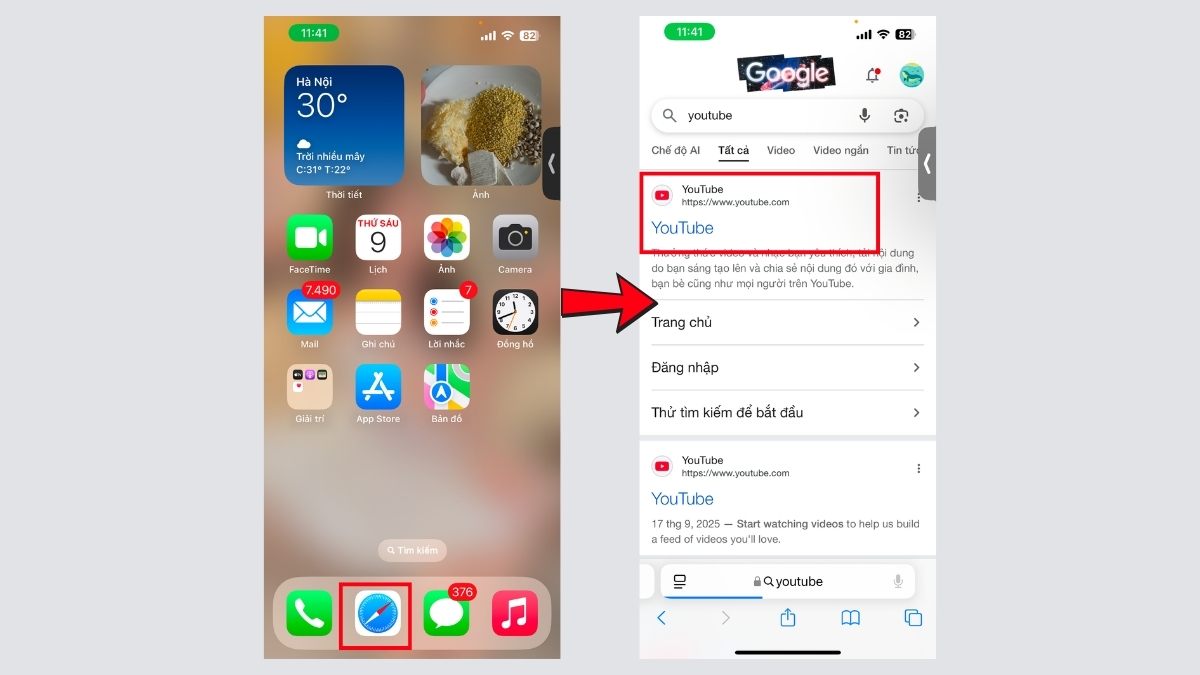 Khắc phục lỗi Youtube không phát được video - Tắt tính năng iCloud Private Relay bước 3