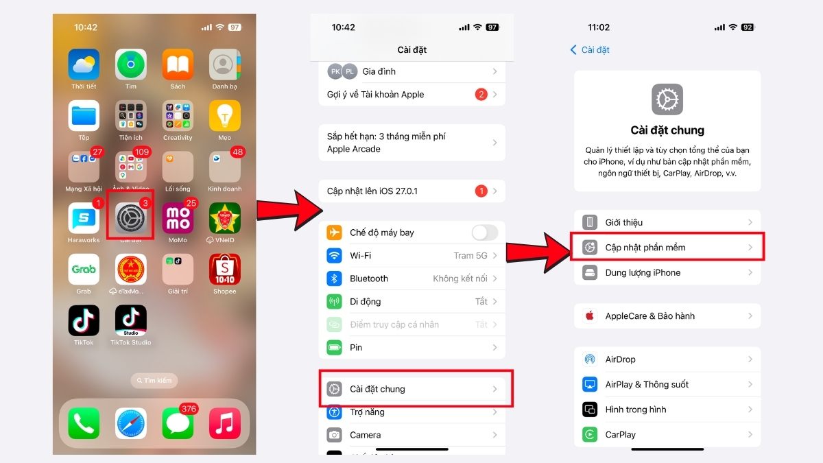 Khắc phục lỗi Youtube không phát được video - Khởi động lại iPhone bước 3
