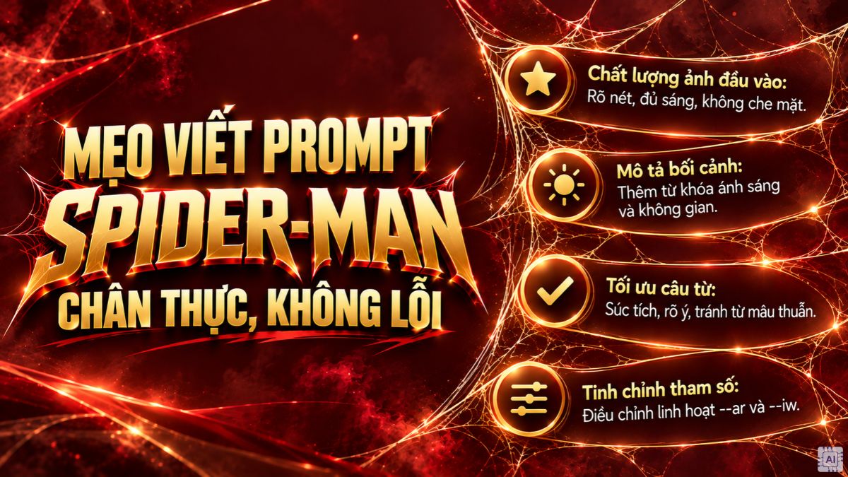 Mẹo viết Prompt Spider Man